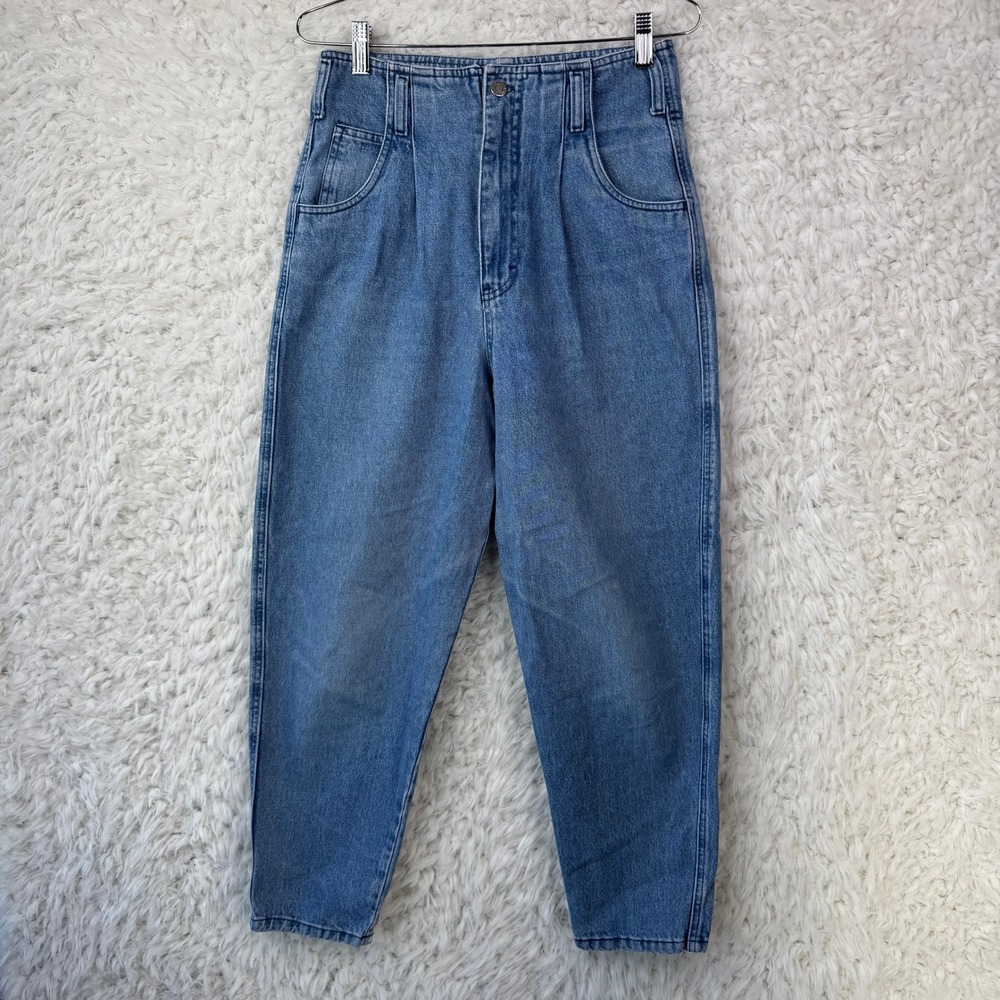 Calvin Klein Sport‎ Petite Jeans 8P Blue Vintage 90s High Waisted Mom Jeans USA